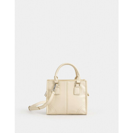 Carteras Medianas Blanco Crudo