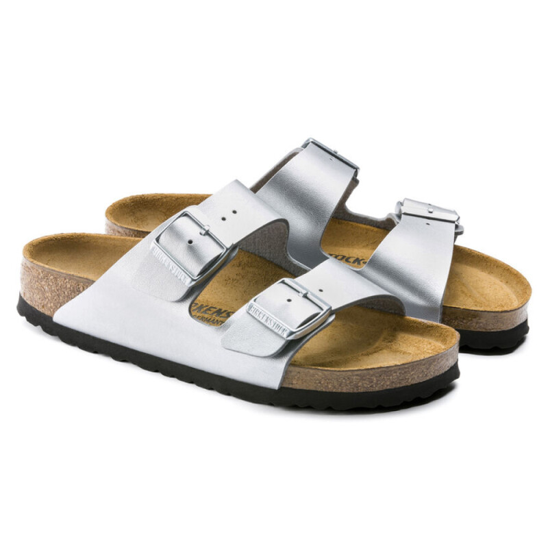 Sandalias Birkenstock Arizona BF - Silver Sandalias Birkenstock Arizona BF - Silver