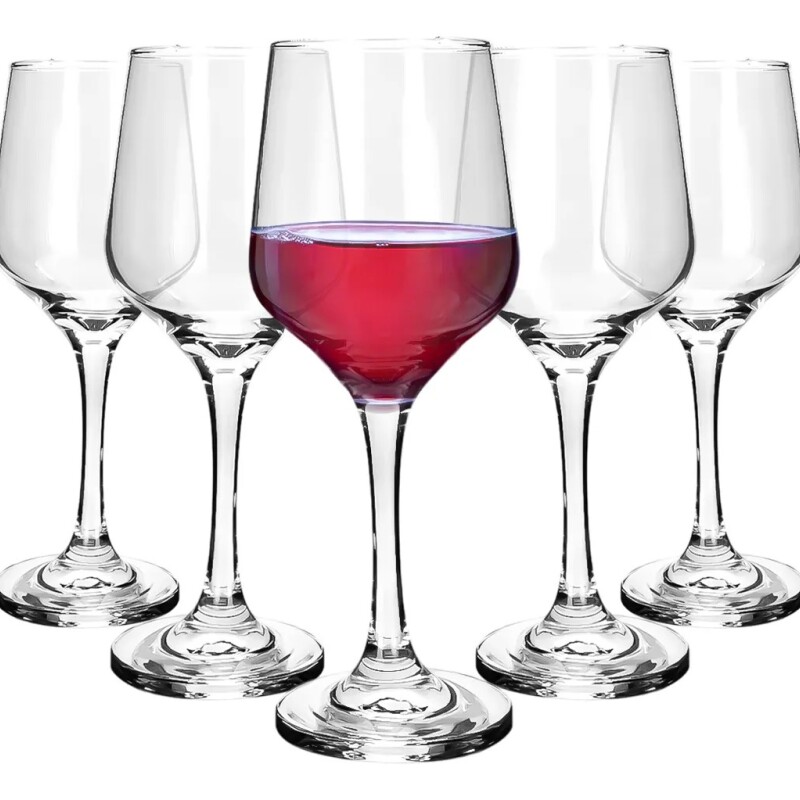 COPA VIDRIO DE VINO 385 ML. PACK X6 X-HG6304 COPA VIDRIO DE VINO 385 ML. PACK X6 X-HG6304