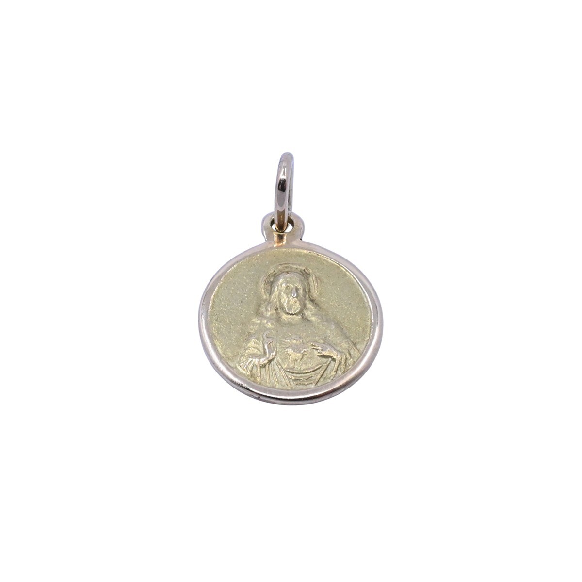 Medalla oro 18k escapulario. 