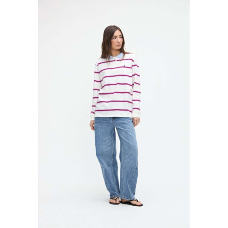Remera polo Danica Off white