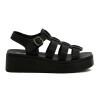 Sandalias Mujer Darkness Con Pulsera Y Hebilla Negro