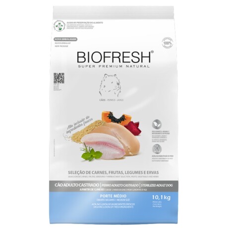 BIOFRESH CASTRADO RAZAS MEDIANAS X 3 KG Biofresh Castrado Razas Medianas X 3 Kg