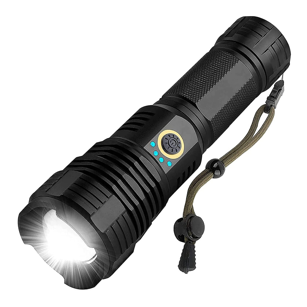 Zhuvatar - Linterna #8206;LED P50-5 - IPX5. 90000 Lúmenes. 5 Modos de Luz + Flash. 50000MAH - 001 