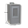 CALEFACTOR A PELLET 6 KW OLIVIA + KIT DE CAÑOS DE PARED + ASPIRADORA DE REGALO! CALEFACTOR A PELLET 6 KW OLIVIA + KIT DE CAÑOS DE PARED + ASPIRADORA DE REGALO!