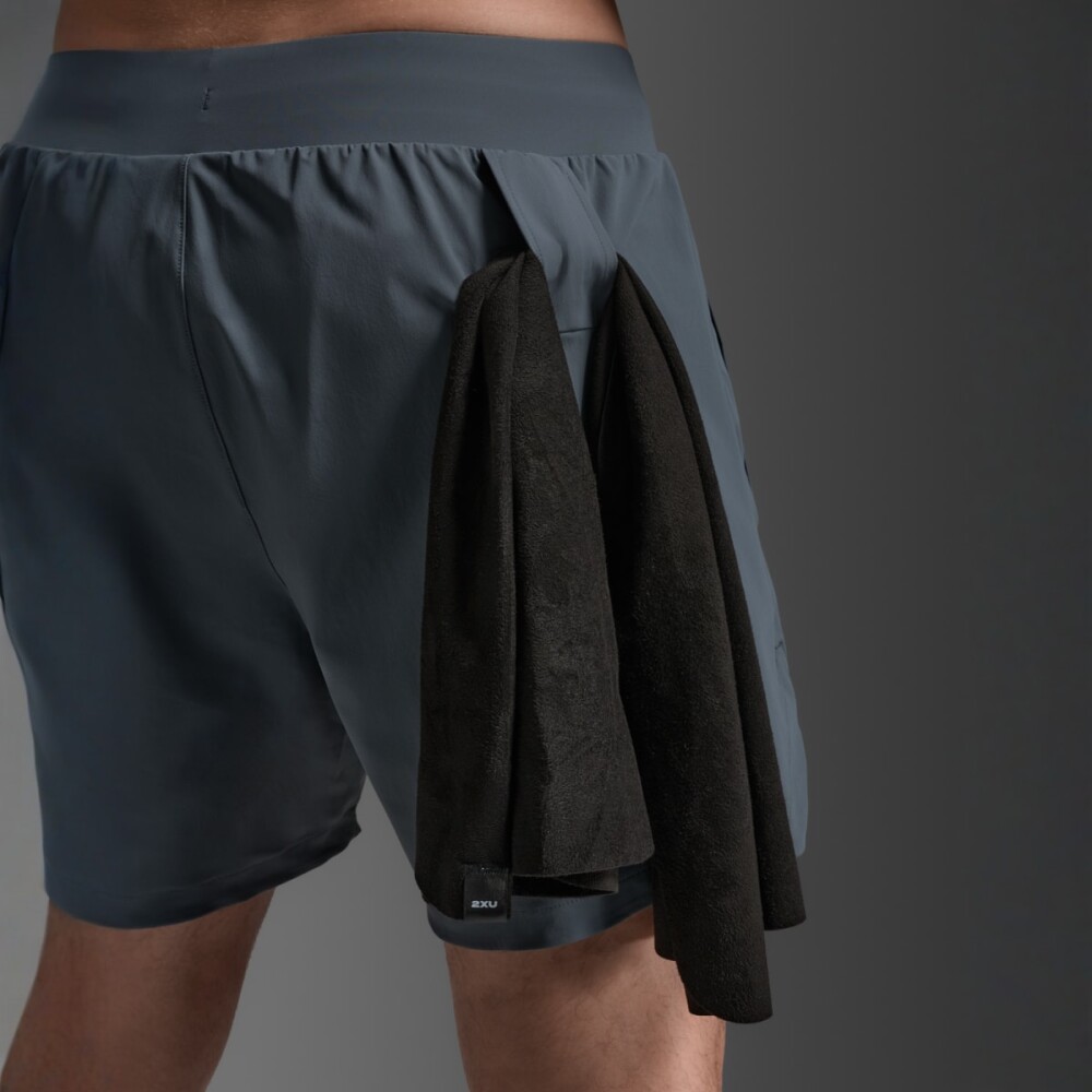 Short Training Motion 2-in-1 5 Inch Short Hombre Turbulence/black