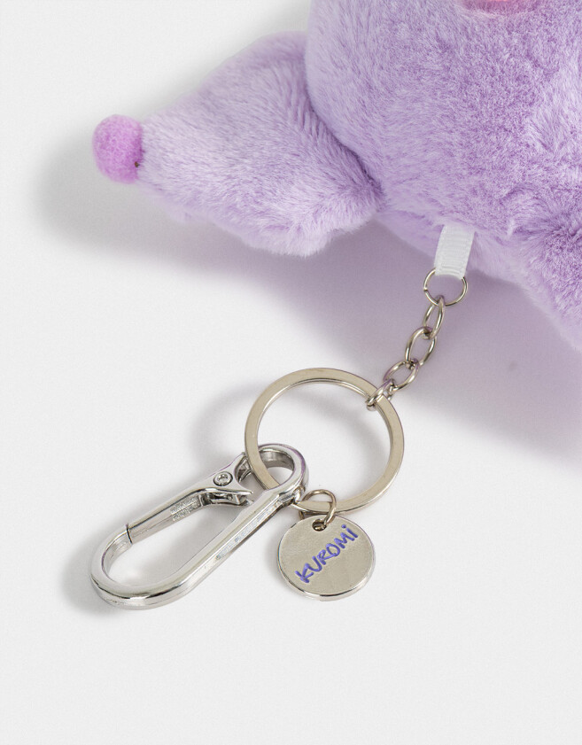 Llavero Peluche Llavero Y Charm Peluche Kuromi - Combinacion Multicolor