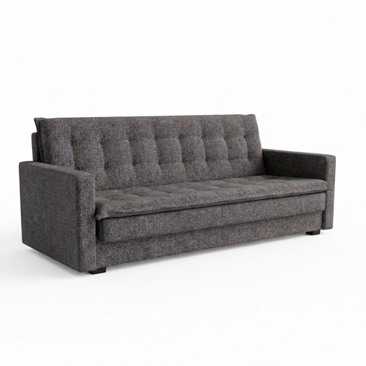 Sofá Cama NS Islandia en Tela Gris Oscuro 