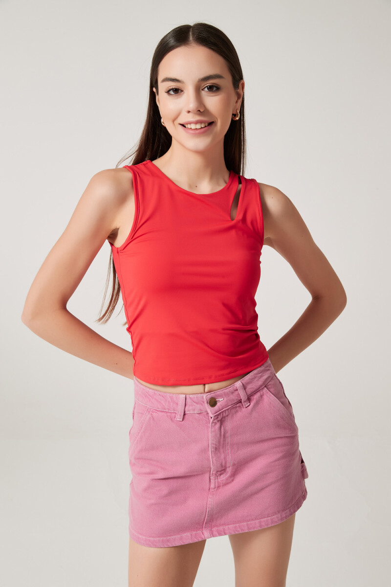Musculosa Wong - Rojo 
