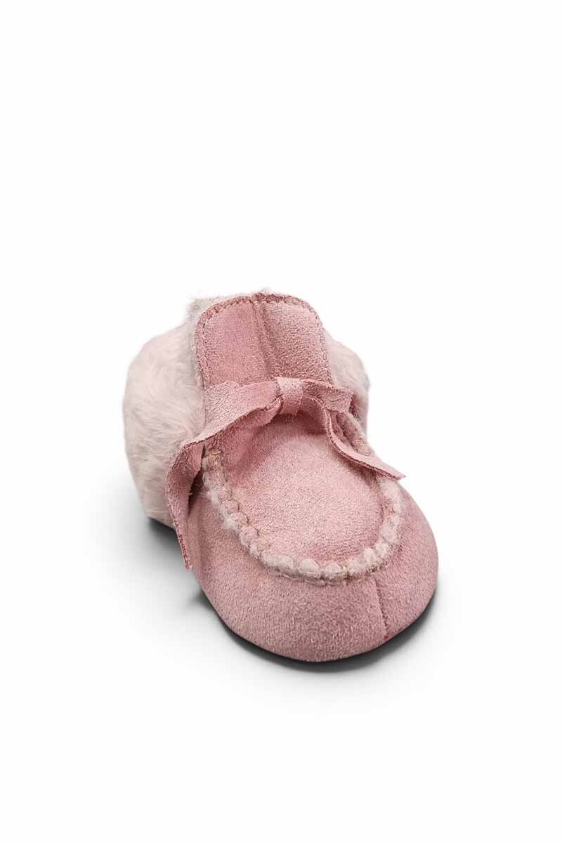PANTUFLA BEBE MOCASIN PELUDITA Rosa