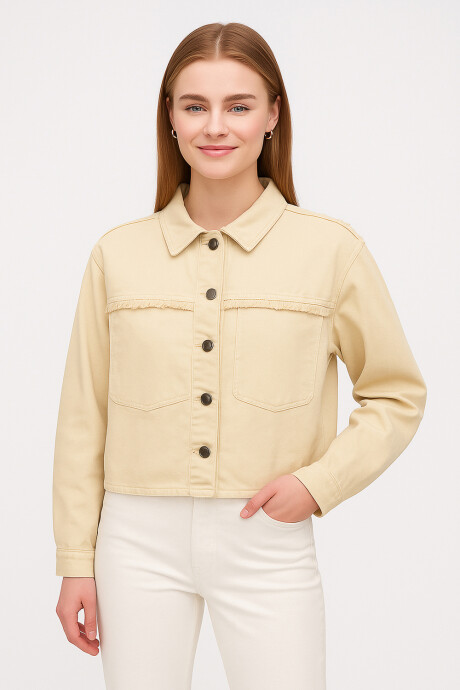 Sobrecamisa Trufina Beige Claro