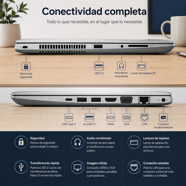 Notebook Hp Probook 430 G5 I3 8gb Ram 500gb NOTEBOOK RFPL HP 430 G5 I3/8/500/13.3"