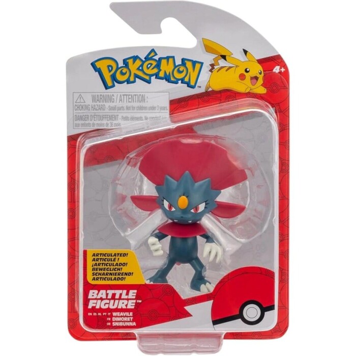 JAZWARES POKEMON BATTL FIG.WEAVILE única