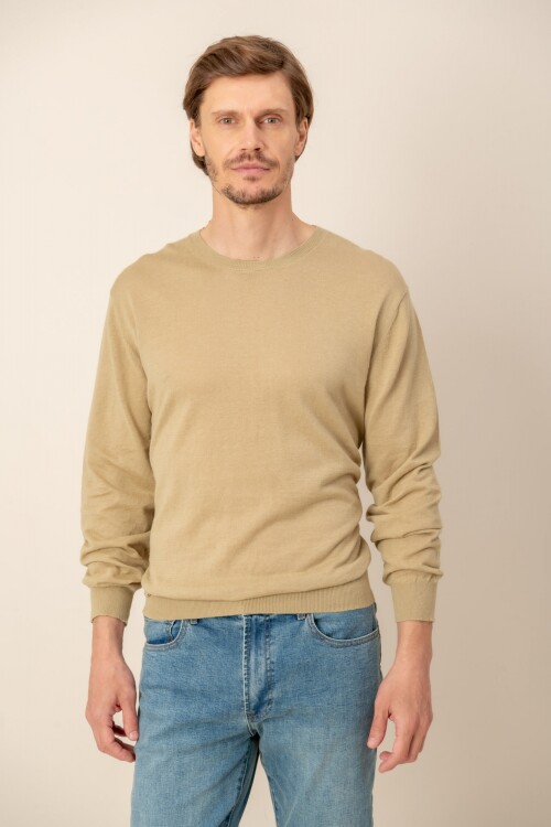 Sweater lino Kaki