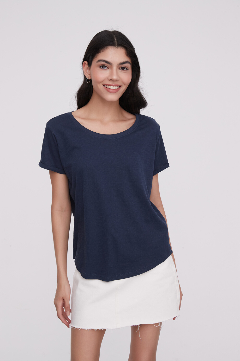 Remera Cordata Azul Marino