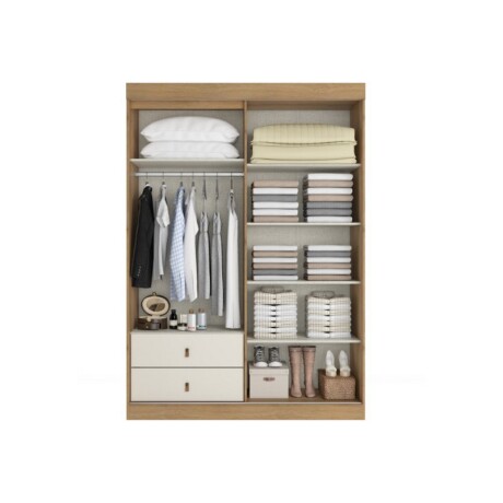 ROPERO ASPEN 3 PUERTAS 2 CAJONES CAPUCCINO OFF WHITE ROPERO ASPEN 3 PUERTAS 2 CAJONES CAPUCCINO OFF WHITE