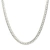 Cadena Cubana-Plata 925-Sin Piedra-CD3070 sinpiedra