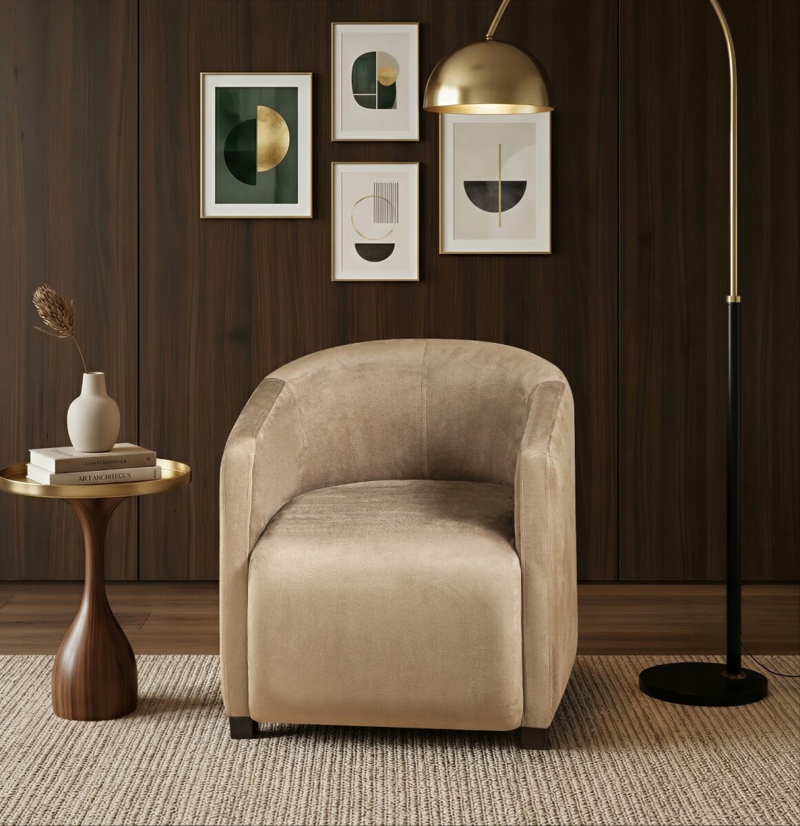 BUTACA POLTRONA SILLÓN SOFÁ 1 CUERPO - Color Beige 