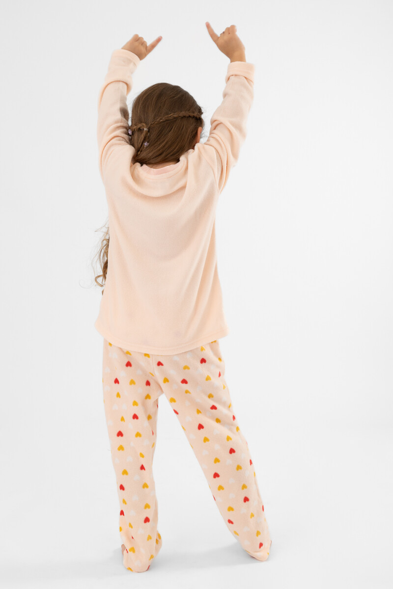 Pijama infantil polar fox Rosado