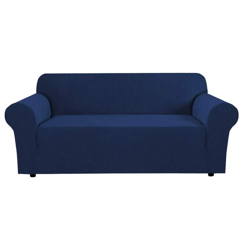 Funda cubre sofá elástica 3 cuerpos AZUL