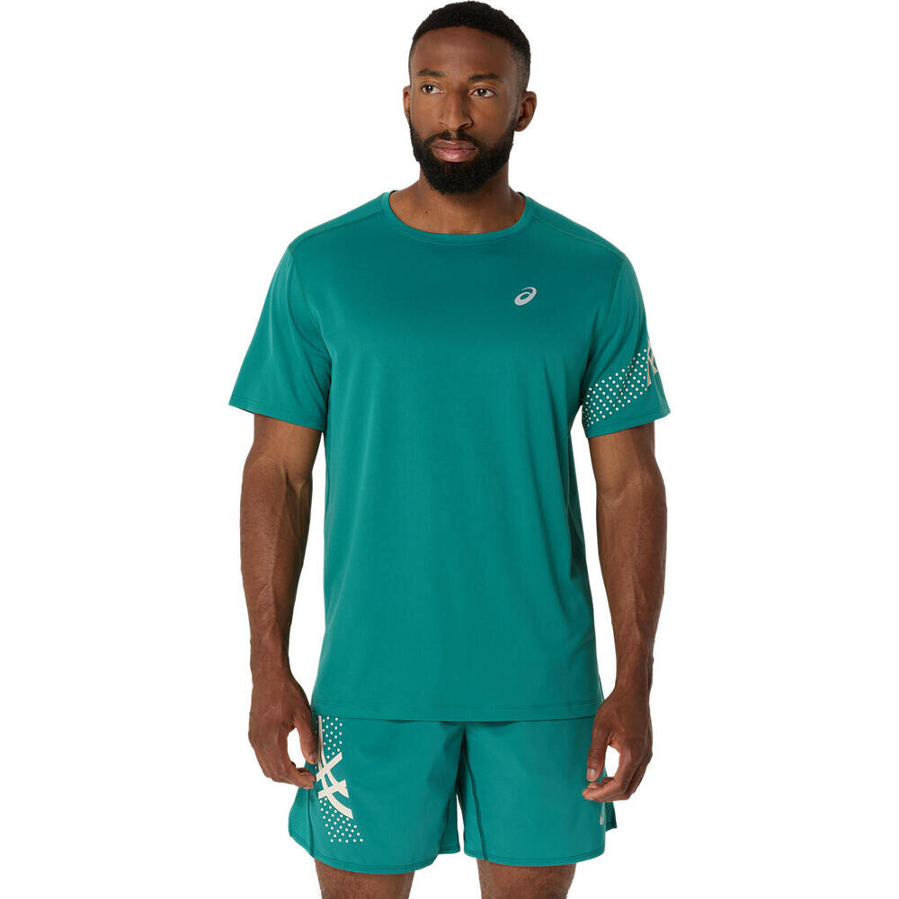 ASICS Icon Ss Top - Hombre Rainy Lake