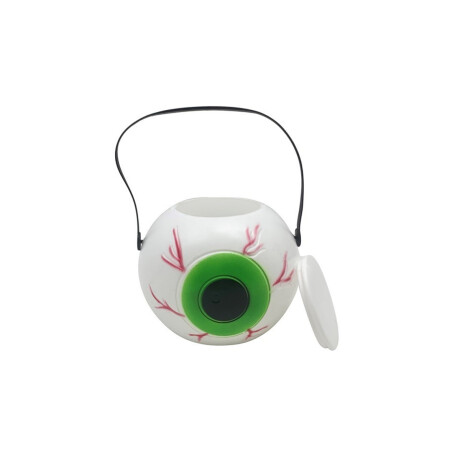 Decoración Halloween huevos con ojos realistas Verde