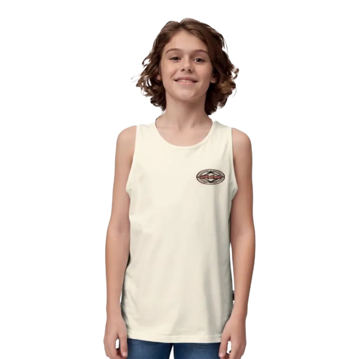 Musculosa Billabong Diamond Vision Singlet - Beige 