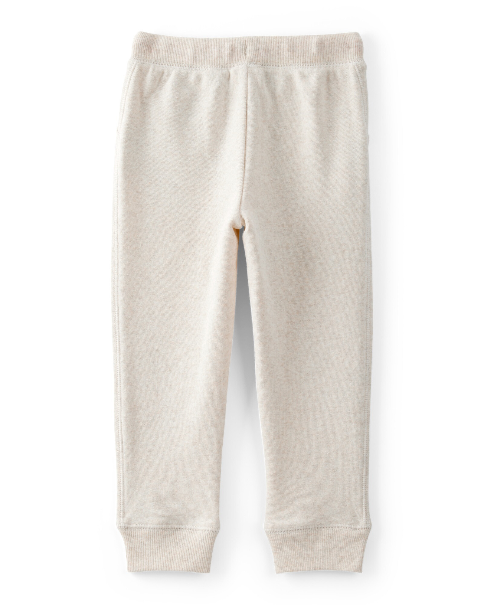 Pantalón deportivo de algodón, crema Sin color