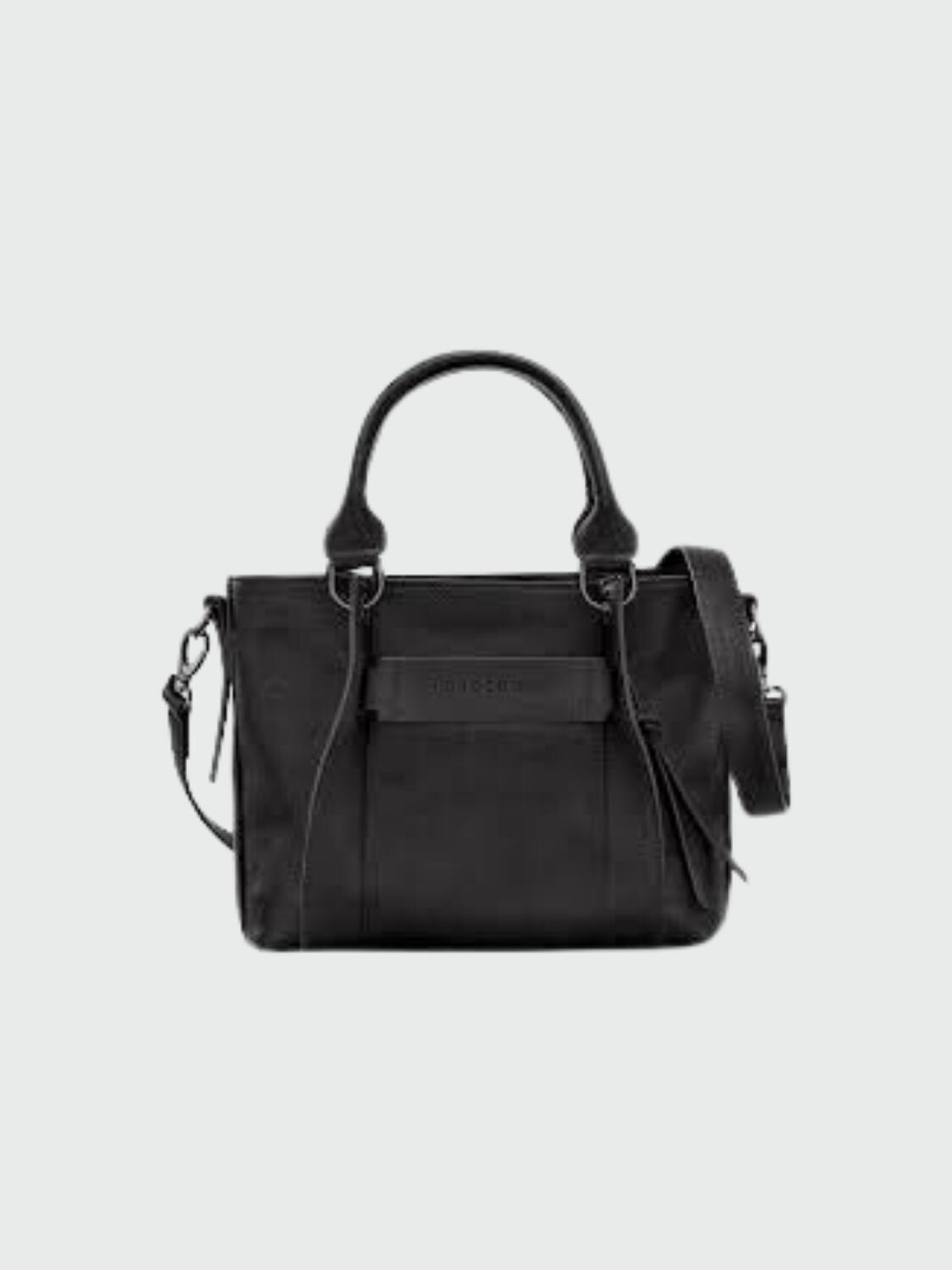 Longchamp -Cartera de cuero con correa extraible, 3D 0