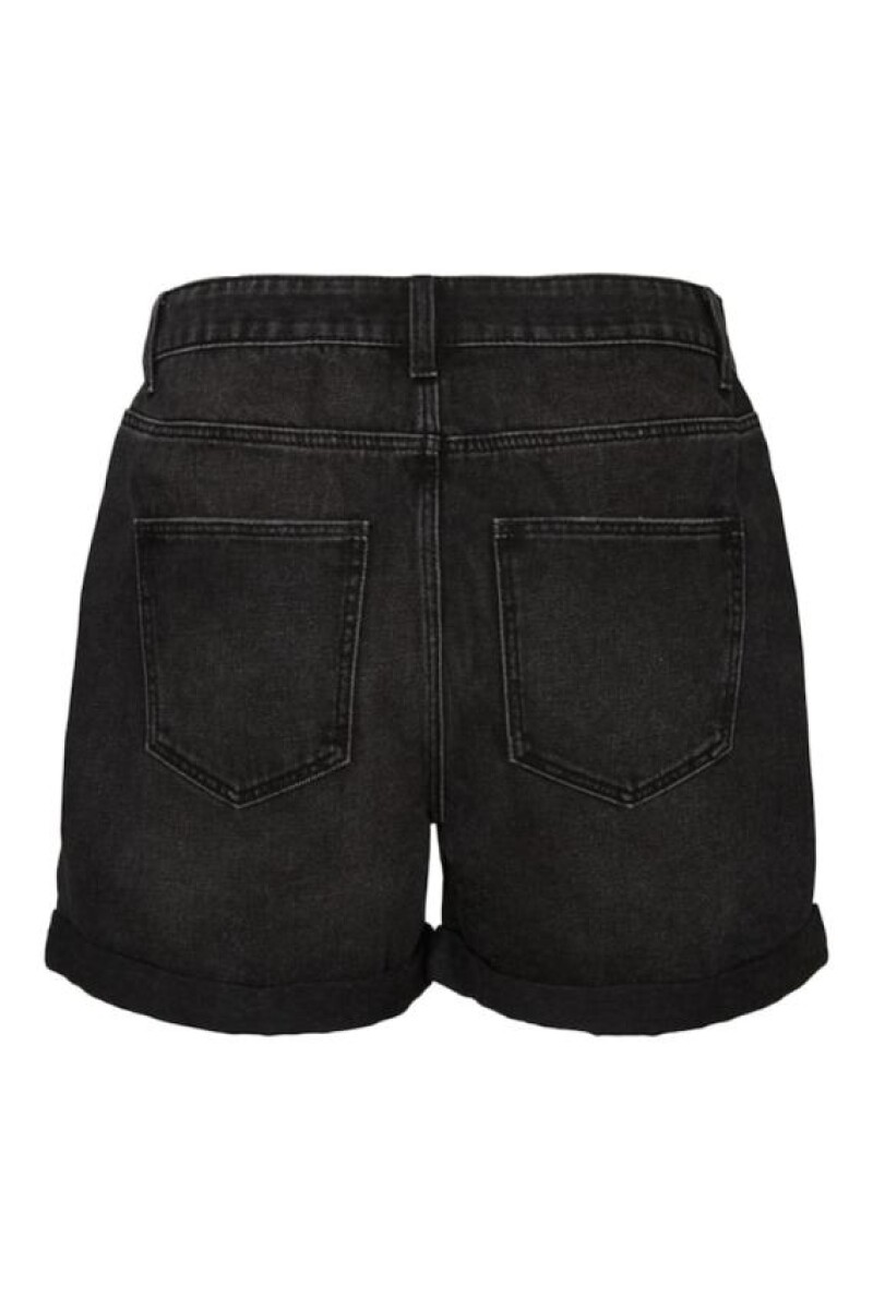 Short Miley Con Roturas Black Denim