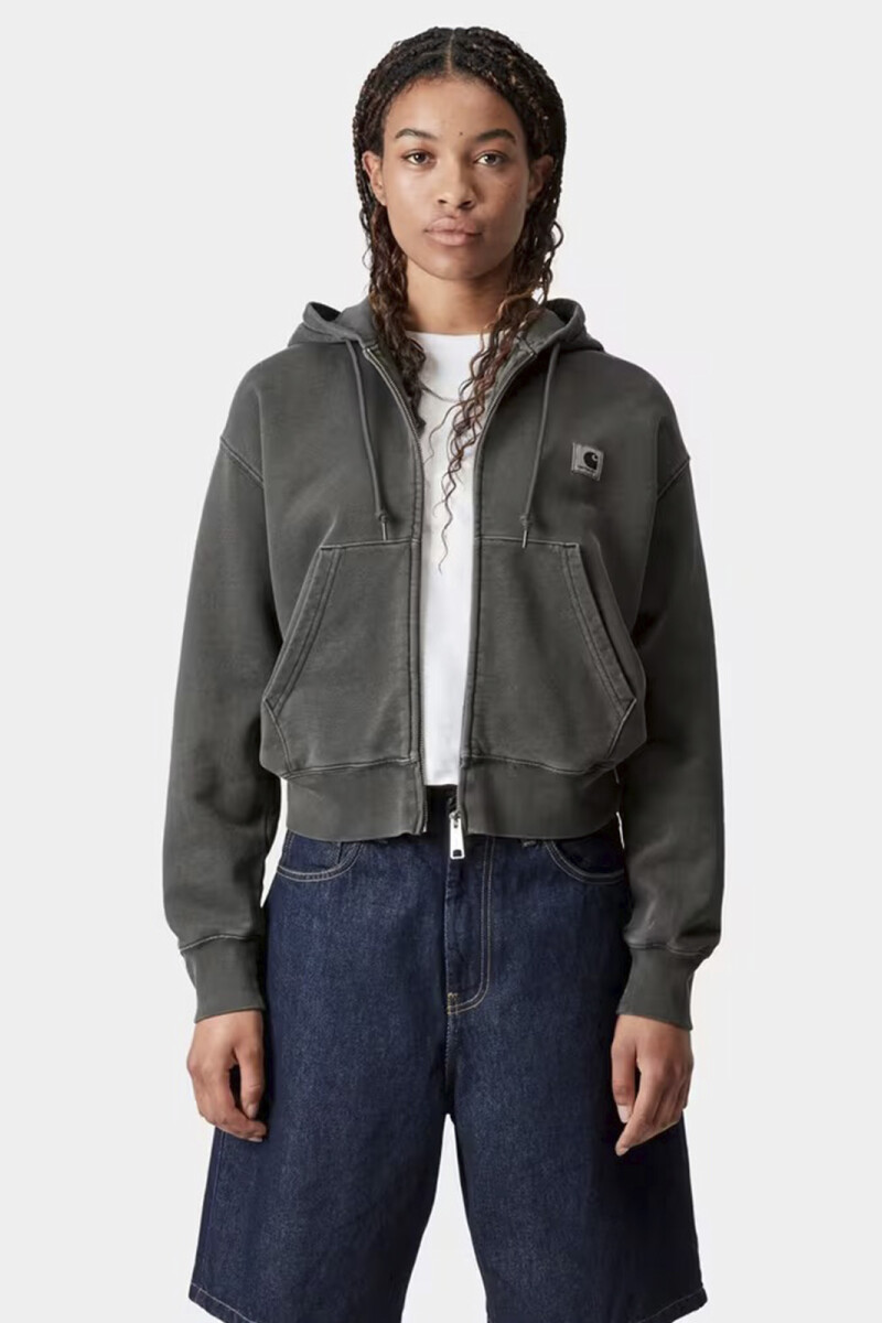 W' HOODED NELSON JACKET Negro