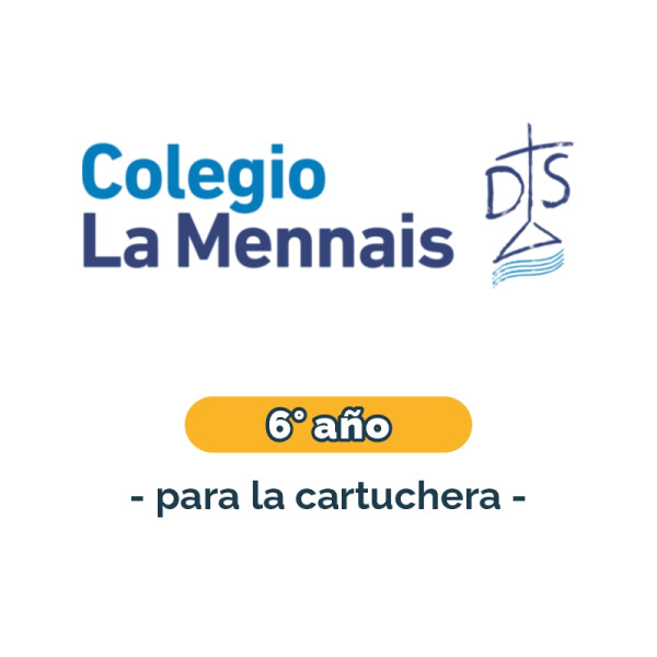 Lista de materiales - Primaria 6° para la cartuchera La Mennais Única