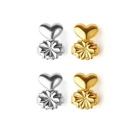 CORRECTORES DE OREJAS PARA CARAVANAS UN PAR 14.3*10MM PLATA