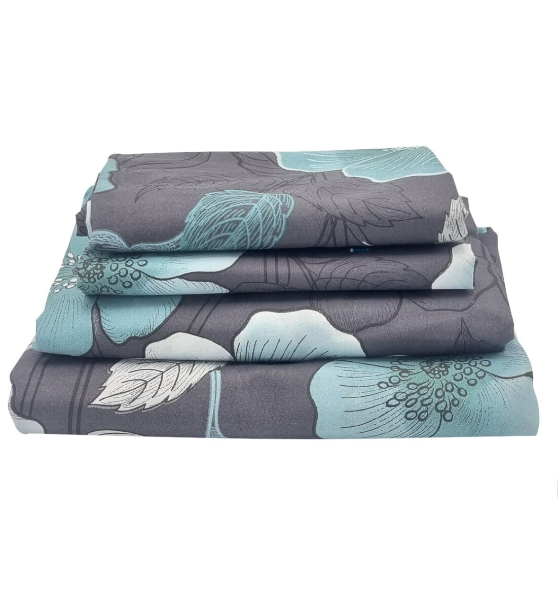 Juego de Sabanas 2 Plazas Suaves Estampado Calidad Frescas - Color Variante Flores 