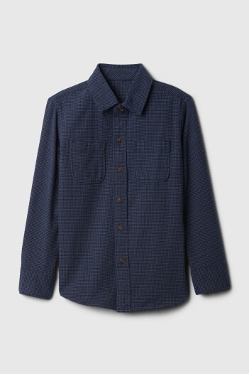 Camisa Flannel Niño Sargassus Blue