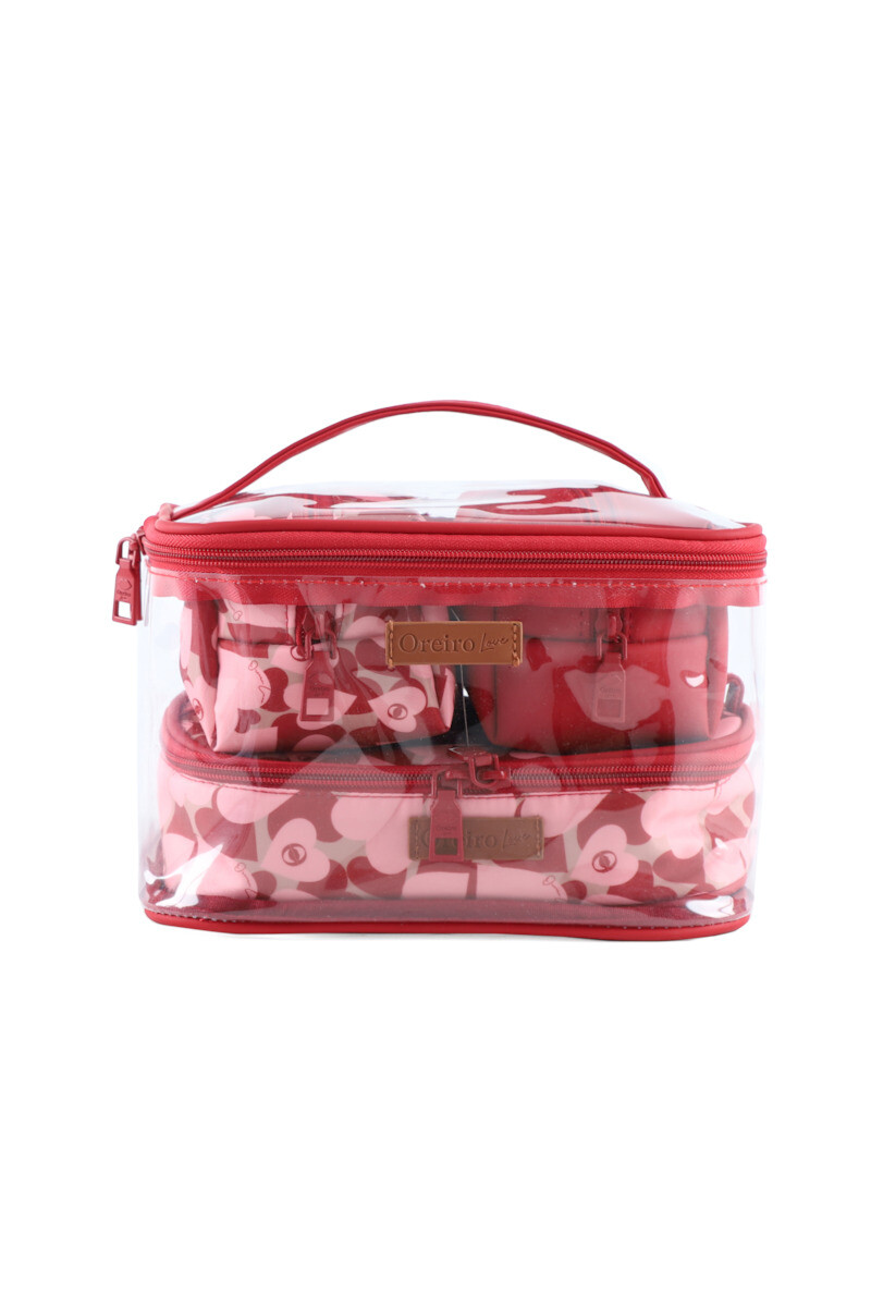 Set Necessaire Oreiro Bordeaux