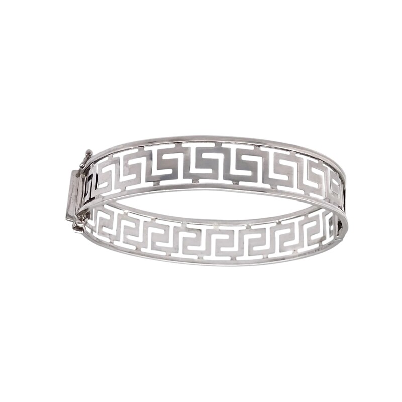 Brazalete Guarda griega-Plata925-Sin piedra-BR3003 sinpiedra