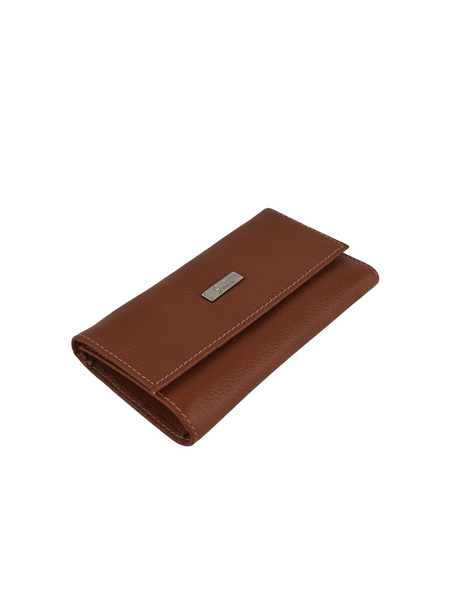 Billetera de mujer larga - Marrón claro 