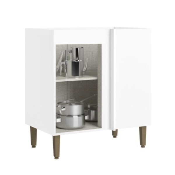 BAJO MESADA ESQUINERO 94 X 89 - 1 PUERTA CON TAPA - CLASSY BLANCO BAJO MESADA ESQUINERO 94 X 89 - 1 PUERTA CON TAPA - CLASSY BLANCO