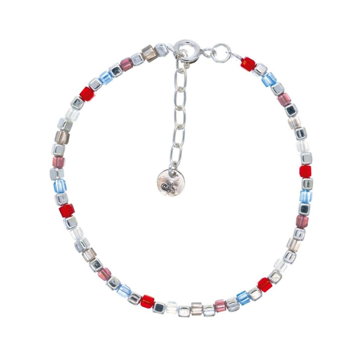 Pulsera De Plata 925 - Acrílico 