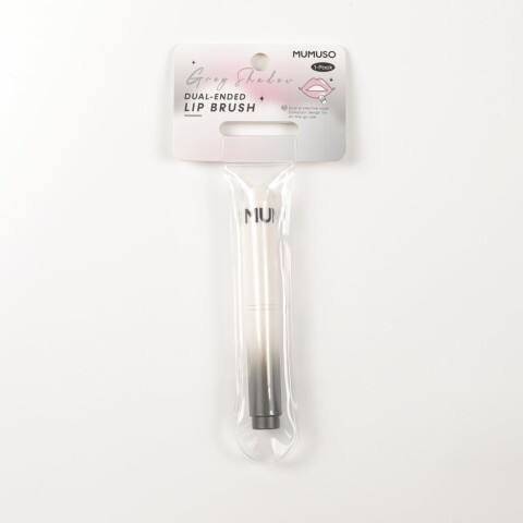 BROCHA DOBLE PARA LABIOS SERIE GREY SHADOW BROCHA DOBLE PARA LABIOS SERIE GREY SHADOW