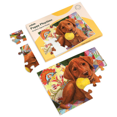 Puzzle Relish 13 Piezas Juego de Cachorros 001