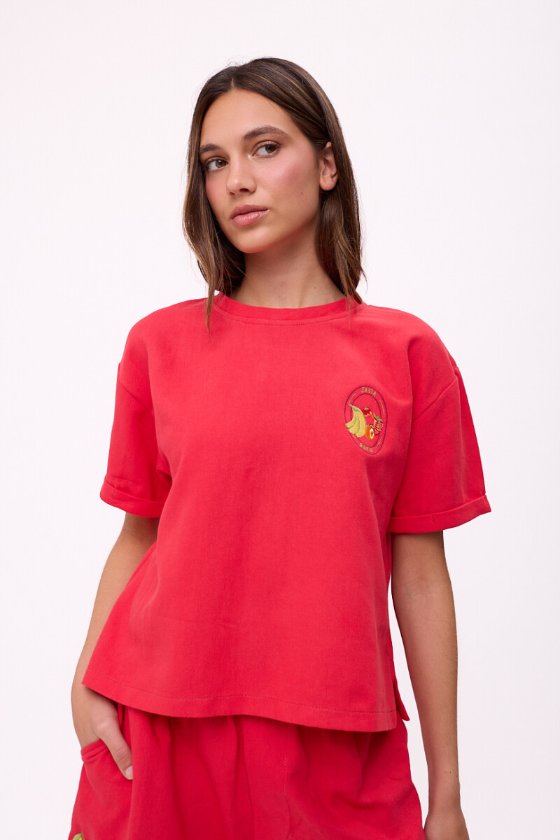 TSHIRT LA VERDULERIA Rojo