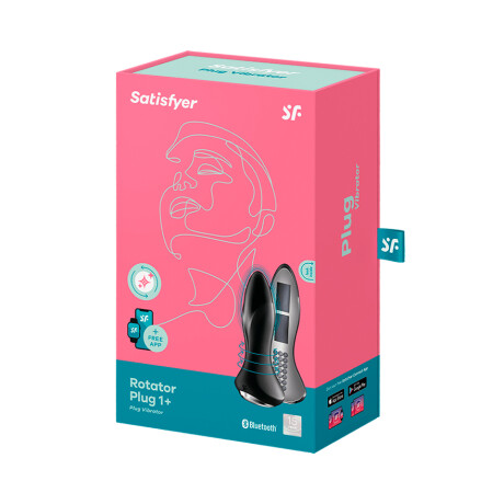 Satisfyer Rotator Plug 1+ Connect App Negro
