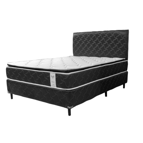 Sommier Parana Smile 160x200 cm (Base + Colchón + Cabecera) Sommier Parana Smile 160x200 cm (Base + Colchón + Cabecera)