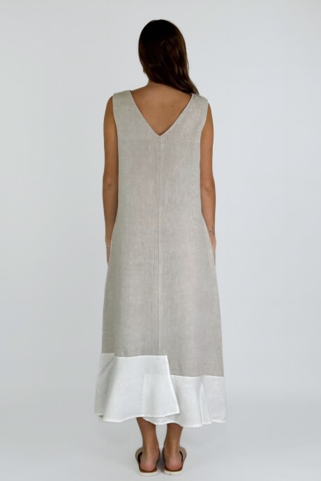 VESTIDO CAMILA Crudo