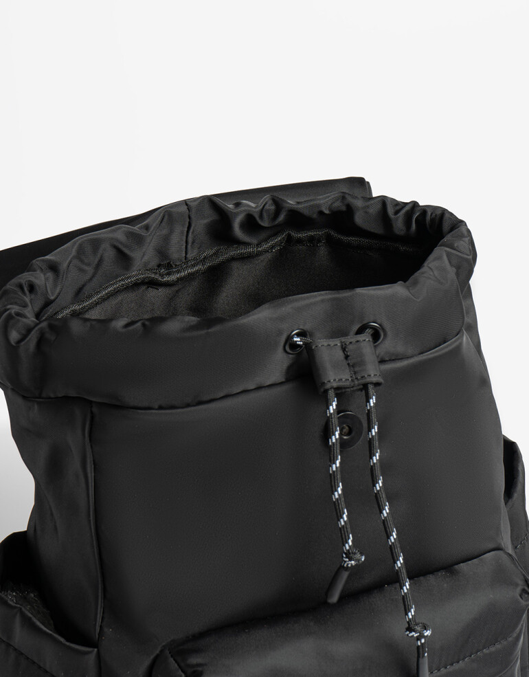 Mochilas Urbanas Nylon Mochila De Nylon - Negro