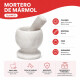 Mortero de marmol BLANCO