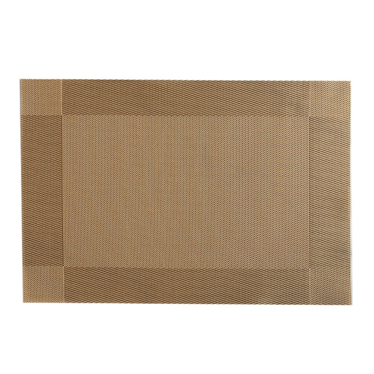 INDIVIDUAL PVC RECUADRO 45x30CM DORADO 