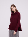 Polera Lamas Bordeaux Oscuro
